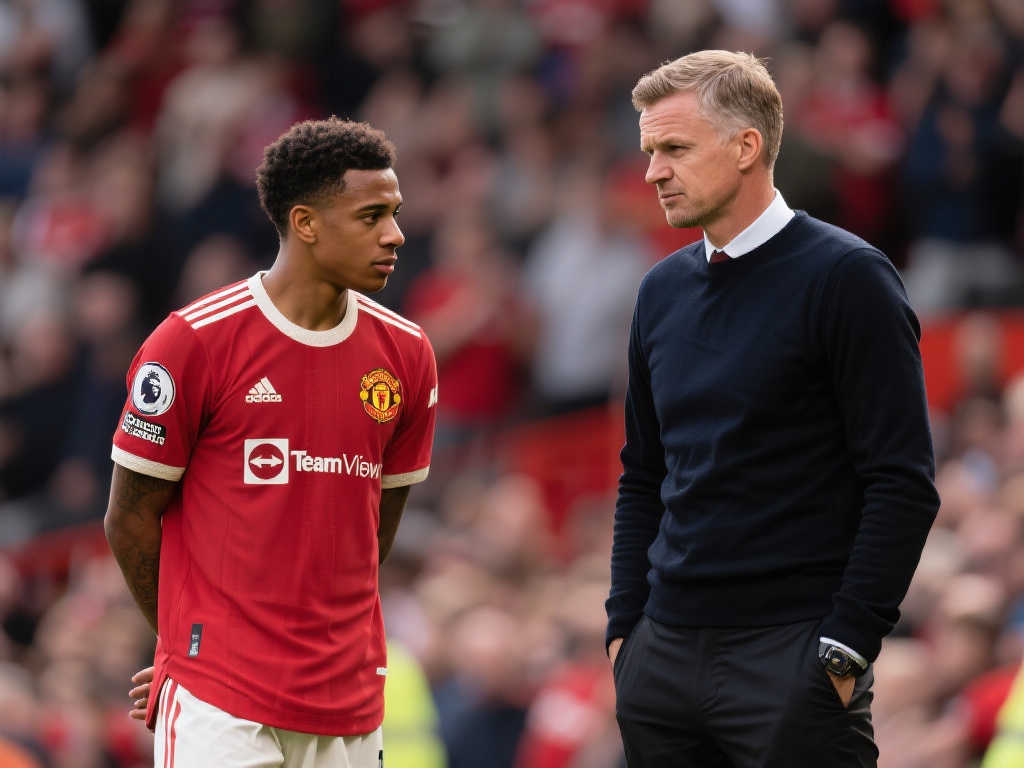 滕哈赫澄清安东尼与桑乔待遇差异：外部因素与内部问题有别